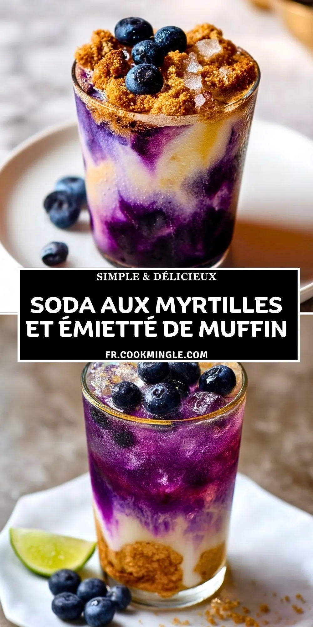 Soda Aux Myrtilles Et Émietté De Muffin (2)