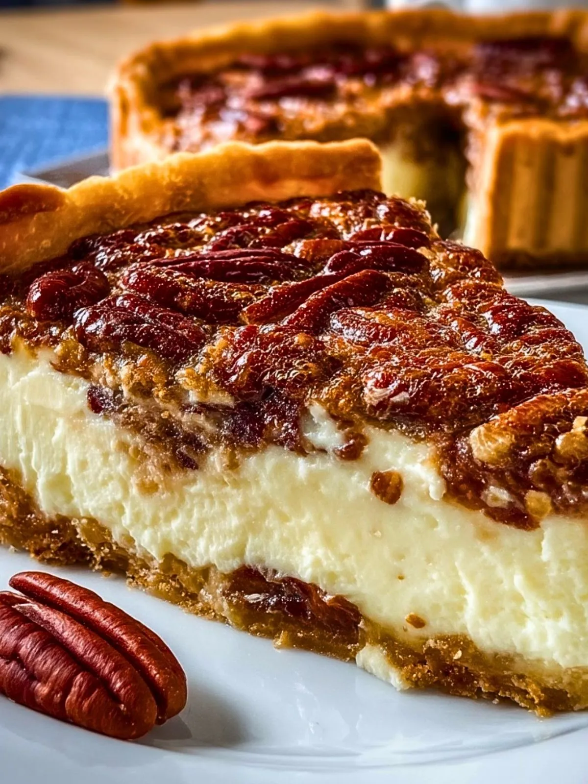 Tarte Au Fromage Blanc Et Aux Noix De Pécan (1)