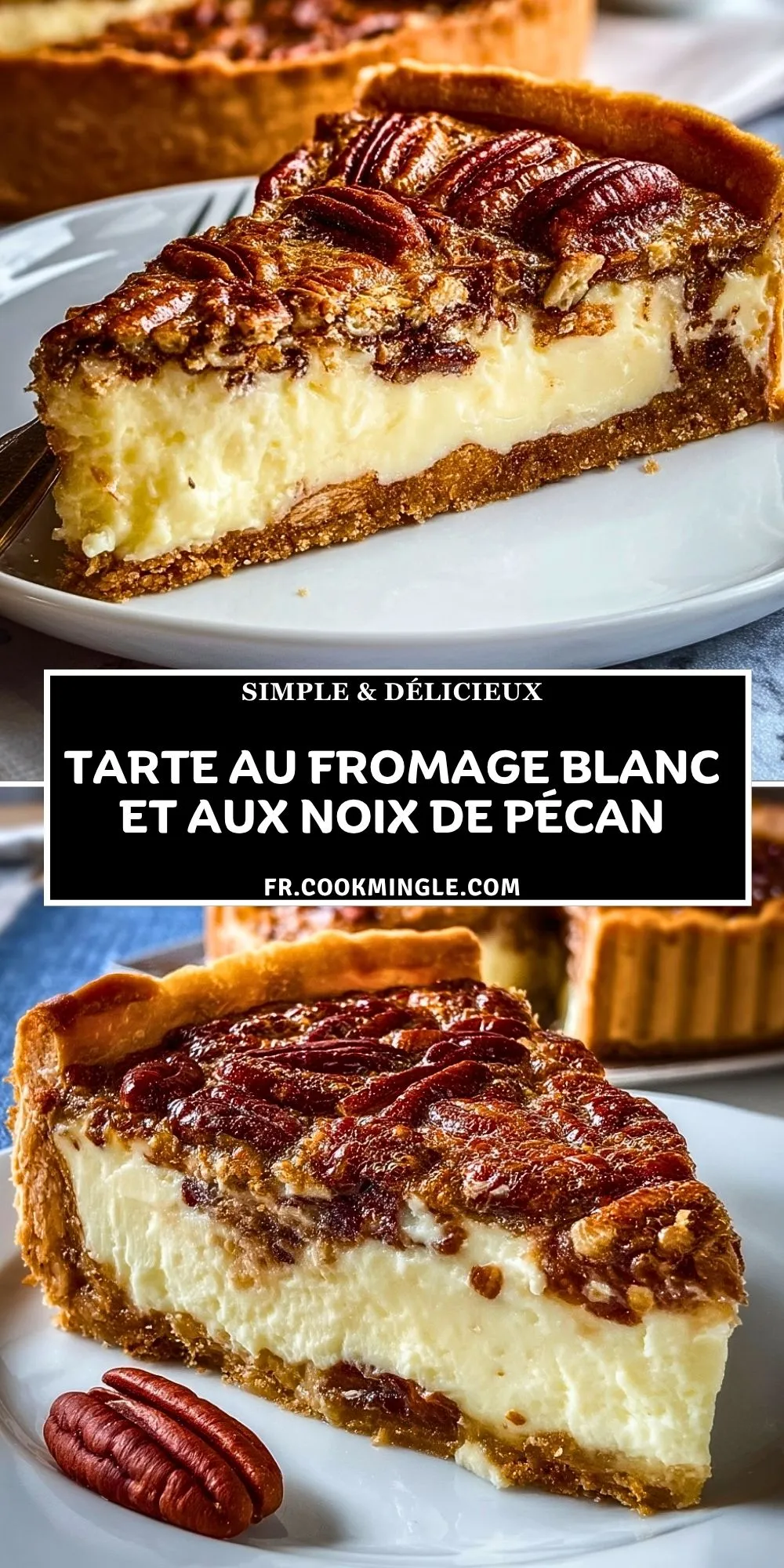 Tarte Au Fromage Blanc Et Aux Noix De Pécan (2)