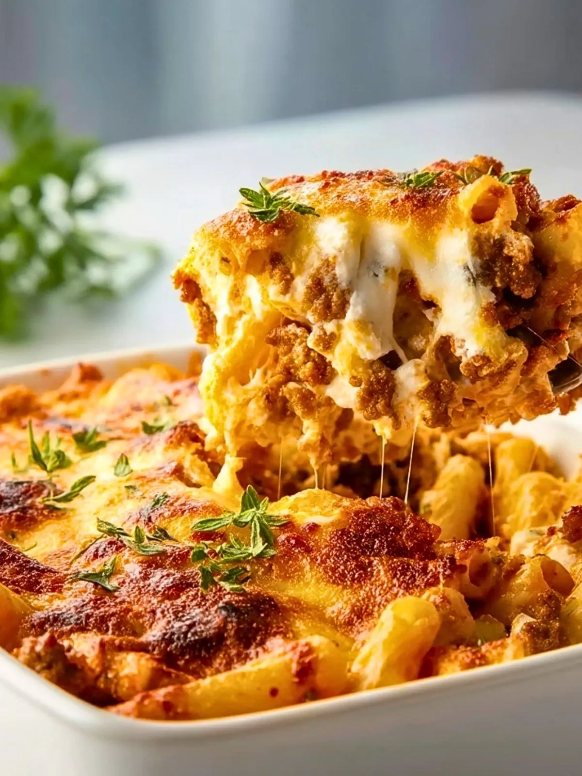 Ziti Gratiné Protéiné au Fromage Blanc (1)