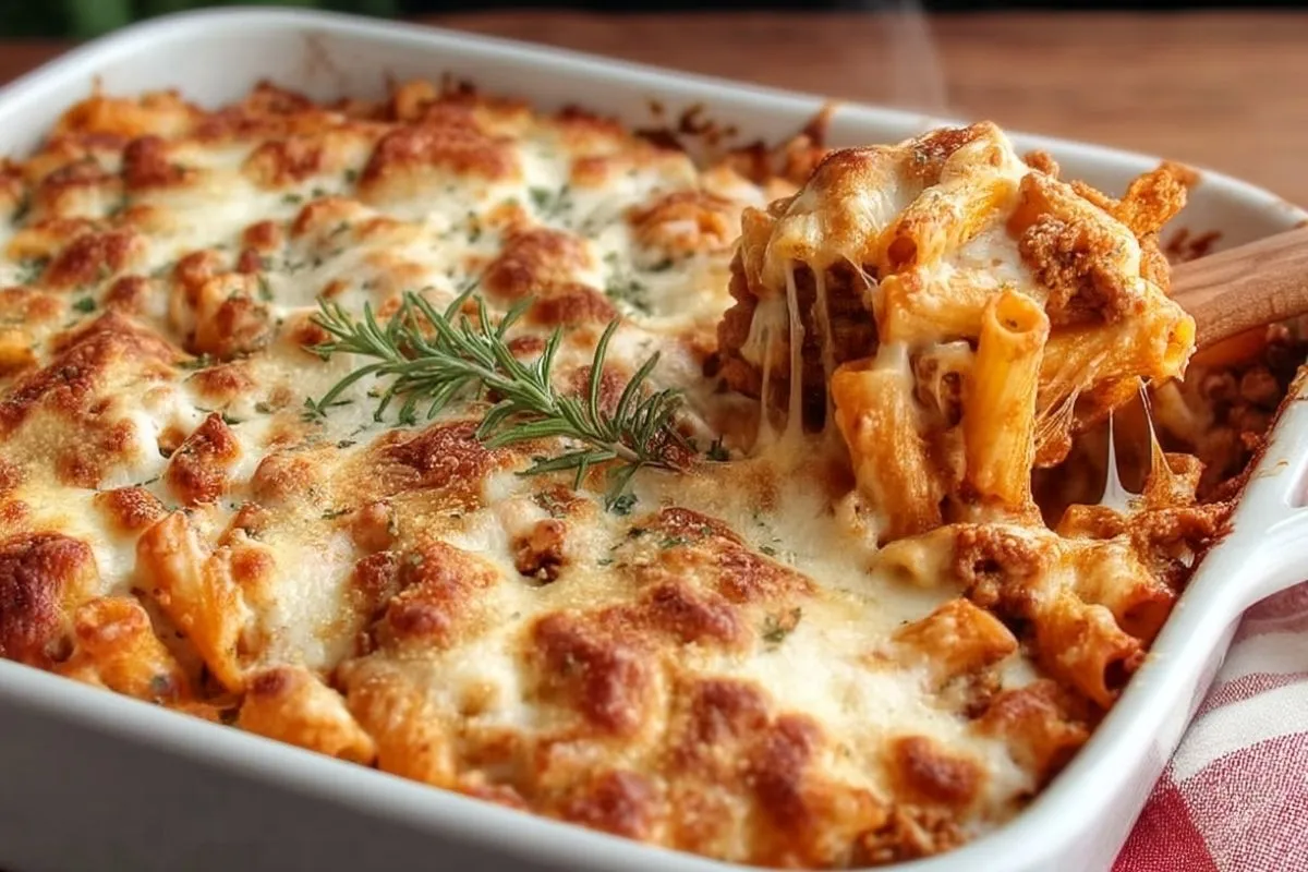 Ziti Gratiné Protéiné au Fromage Blanc